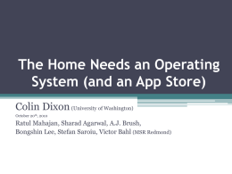 The home needs an operating system (and an app store)