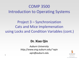 Lec07c1-Project 3-6 Cats and Mice