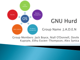 GNU Hurd - Damian Gordon