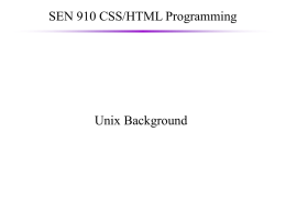 Unix Background - Barbara Hecker