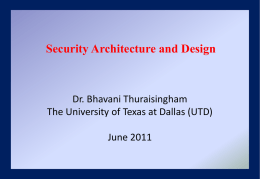 Lecture 5 - The University of Texas at Dallas