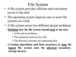 File System - bca study material