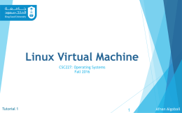 W2 Installing linux in a virtual machine