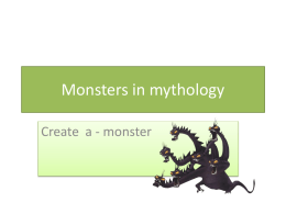 Monsters in mythology