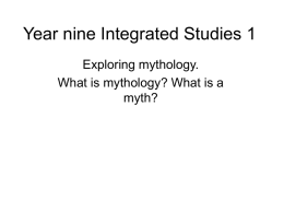 Year nine Integrated Studies 1