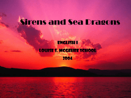 Sea Dragons and Sirens