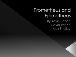 Prometheus and Epime..