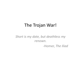 The Trojan War PowerPoint