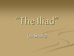 “The Iliad”