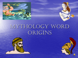 mythology word origins