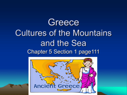 ch 5.1 cultures of mountains and seas - mrs