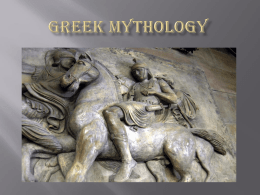 Greek Mythology - Thomas C. Cario Middle School