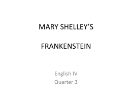 Prometheus_MARY SHELLEYS FRANKENSTEINx
