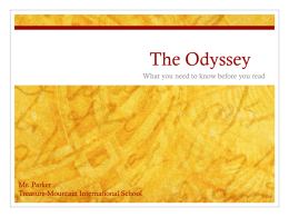 The Odyssey - Treasure Mountain Junior High