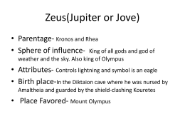 Zeus(Jupiter) - MagistraLatin