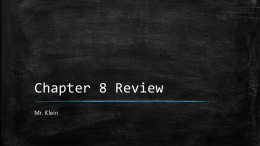 6th grade Chapter 8 reviewx