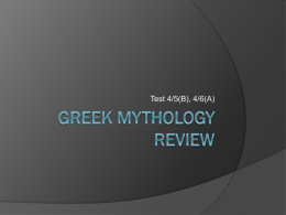 Greek Mythology Review