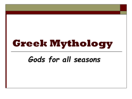 Greek Mythology - About me...the Social Studies Guy