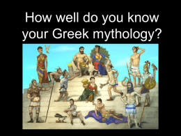 Greek Myth Game