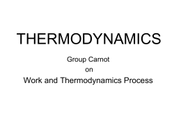 thermodynamics - Portal UniMAP