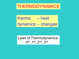thermodynamics - La Salle High School