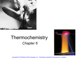 Thermochemistry - HCC Learning Web