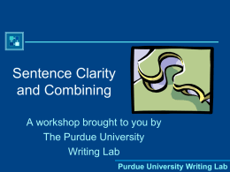 Purdue University Writing Lab