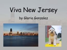 Viva New Jersey by Gloria Gonzalez