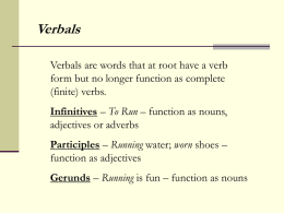 Verbals