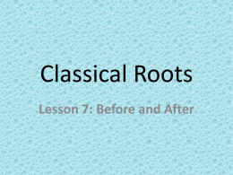 Classical Roots 7