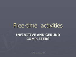 Leisure activities (ING)