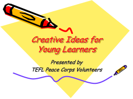 Creative Ideas for Young Learners