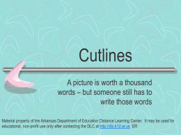 Cutlines - Scholastic Journalism