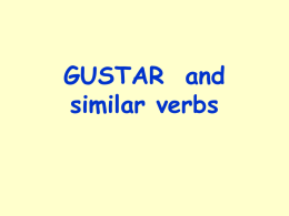 GUSTAR - Mrs. Nardi's Spanish & French Classes