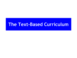 Malmesbury Park Text-Based Curriculumx