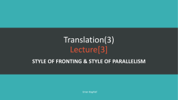 Translation(3)Lecture[3]