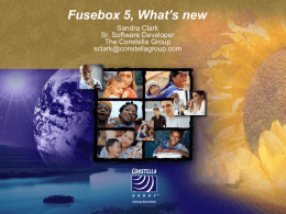 Fusebox 5, What’s new