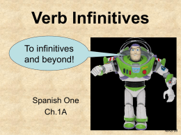 Verb Infinitives