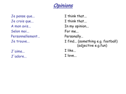 Conjunctions – linking words