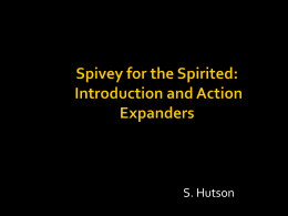 Spivey for the Spirited