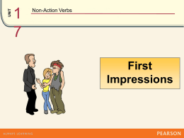 non-action verbs