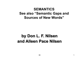 fromkin-5-semantics - Arizona State University