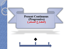 Present Continuous - Khalid`s Club for Learning English