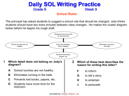 Daily SOL Writing Practice