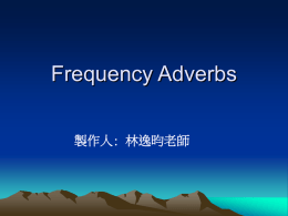 Frequency Adverbs2