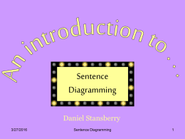 diagramming review