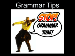 GrammarTips