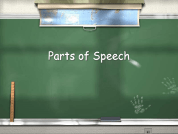 Parts of Speech - s3.amazonaws.com