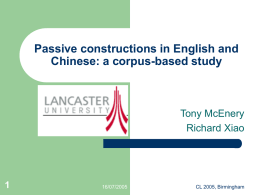 Powerpoint slides - Lancaster University