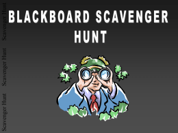 scavenger hunt - Professor Yates